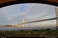 Photo by elki | San Francisco  oakland bridge, embarcadero, san francisco, rincon park